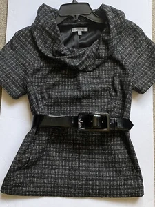 Classiques Entier Women's Modern Style With Belt And Pockets Top Size XS New - Picture 1 of 11