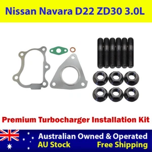 Premium Turbo Installation Stud & Gasket Kit For Nissan Navara D22 ZD30 3.0L - Picture 1 of 2