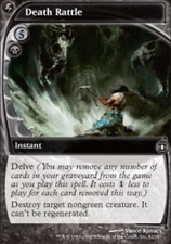 1x Death Rattle LP, English MTG Future Sight