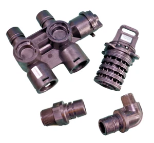 Uniflex Water Softener Parts New Old Stock (NOS) Fittings, Bypass valve, Piston - Picture 1 of 12