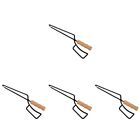  4 Pack Outdoor Fire Pit Tools Camping Supplies Charcoal Clip