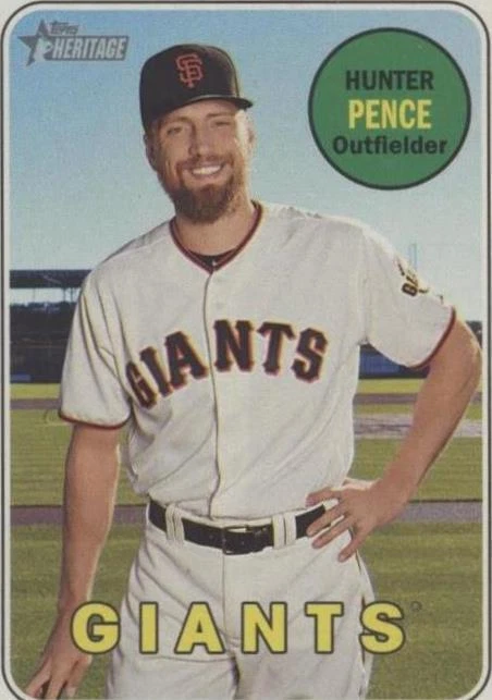 2018 Topps Heritage - Hunter Pence #257