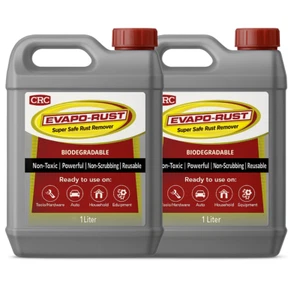 Rust Remover Evapo-rust 1L None Toxic Reuseable Super Safe x 2 Bottles - Picture 1 of 11