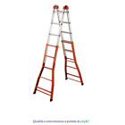Gierre Ladder Telescopic Multipurpose Peppina Super 4+ 5 Steps Max Load 100 KG