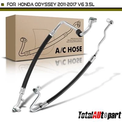 Nuevo conjunto de manguera de línea de succión y descarga de aire acondicionado para Honda Odyssey 2011-2017 3,5 L Foto 1 de 4