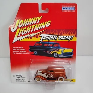 Rare Johnny Lightning Thunder Wagons 1933 Ford Delivery White Lightning Chase - Picture 1 of 3