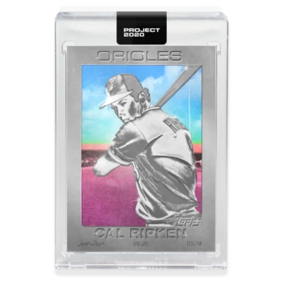 Topps PROJECT 2020 #92 - 1982 Cal Ripken Jr. by Don C - Orioles HOF LEGEND RC  - Image 1 of 2