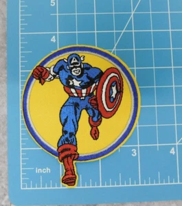 Captain America Embroidered Iron On Patch - Marvel Comics 051-X - Picture 1 of 1