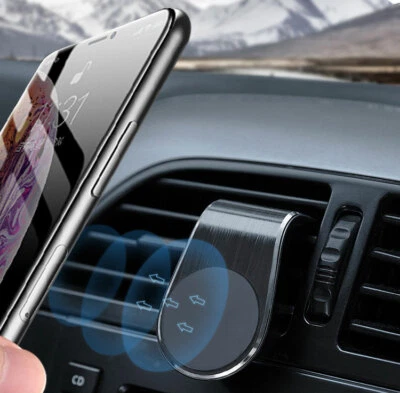 Supporto AUTO MAGNETICO PORTA SMARTPHONE CELLULARE UNIVERSALE BOCCHETTA ARIA - Immagine 1 di 4