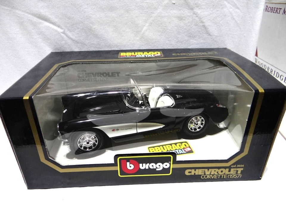 Bburago 1957 Chevrolet Corvette Fuelie 1 18 Diecast #3034