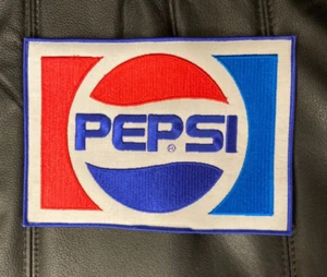 NWOT Vintage Pepsi Cola Large 8 1/2 X 6 Patch For Jacket Back - Picture 1 of 2