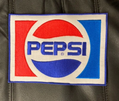 NWOT Vintage Pepsi Cola Large 8 1/2 X 6 Patch For Jacket Back - Image 1 of 2