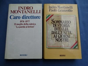 MONTANELLI-SOMMARIO STORIA ITALIA DALL'UNITA' A OGGI+CARO DIRETTORE 1974/77 - Imagen 1 de 1