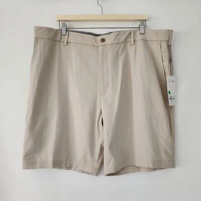 NUEVO Walter Hagen Club House Pantalones Cortos Mezcla Lino Caqui Para Hombre Talla 42 Foto 1 de 4