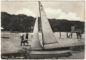 PINETO - TERAMO - LA SPIAGGIA - VIAGG. 1956 -61665- - Foto 1 di 1