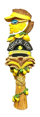 *NEW* SHOCK TOP - LEMON SHANDY - BEER TAP HANDLE - DRAFT - SHORTY (RARE) - Image 1 of 4