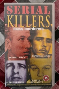 SERIAL KILLERS: Mass Murderers VHS speck lucas de salvo starkweather dahmer gacy - Bild 1 von 3