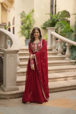 Bollywood Designer Indian Pakistani ReadyMade  Salwar Party Wear Suit wedding - Image 1 of 4