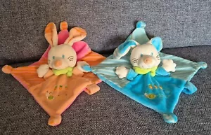 Schmusetuch Hase Nicotoy Schnecke Möhren unbespielt Neuwertig Stückpreis - Bild 1 von 9