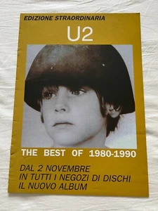U2 The Best of 1980-1990 RARE 1998 Italian 8-page Island/Mercury Promo Magazine! - Picture 1 of 5