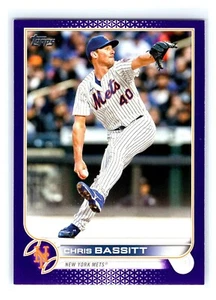 2022 Topps Update Purple Meijer #US305 Chris Bassitt New York Mets - Picture 1 of 2