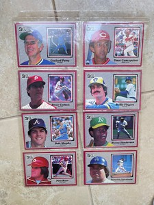 1983 Donruss Action All-Stars #45 - Dale Murphy, Perry, Rose, Rickey Henderson