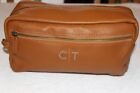 Mark and Graham Light Brown Everyday Leather Travel Bag NWOT Free Shipping "C/T"