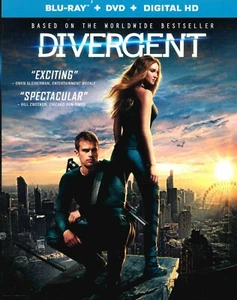 Divergent (Blu-ray/DVD, 2014, 2-Disc Set, Includes Digital Copy UltraViolet) - Picture 1 of 3