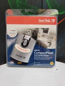 SanDisk CompactFlash Card Reader/Writer CF Type I/II ImageMate USB 2.0 New - Picture 1 of 6