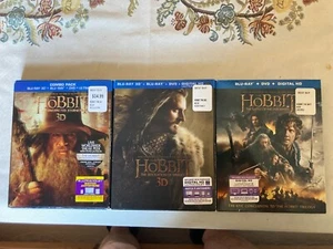 The Hobbit: The Motion Picture Trilogy 3D and Blu Ray - Picture 1 of 2