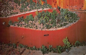 Postal AL: Battle of Horseshoe Bend, Dadeville, Alabama, Menawa, Diorama - Imagen 1 de 2