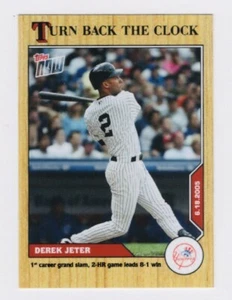 2020 Topps Now Turn Back The Clock Derek Jeter #80 Baseball Card (PR 1883) - Picture 1 of 2