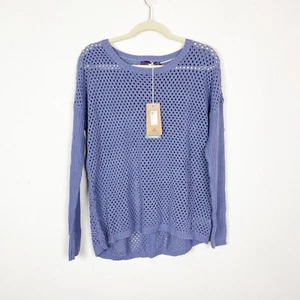 Neu mit Etikett Prana Damenpullover M lavendel lila offen Strick Parker-Stil Frühling - Bild 1 von 13