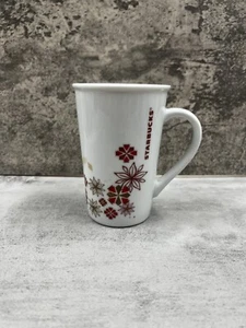 Starbucks White, Gold & Red Christmas Village Kaffee Tee Becher 12 oz (117) - Bild 1 von 5
