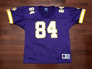 KIDS VINTAGE MINNESOTA VIKINGS RANDY MOSS JERSEY YOUTH XL CHAMPION FOOTBALL e - Picture 1 of 7