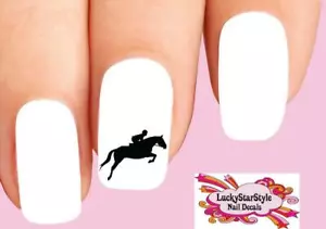 Wasserrutsche Nagelaufkleber 20er Set - Jäger Springer Springpferd - Bild 1 von 1