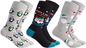 3 Paar Weihnachtssocken Lustige Fun Socken Weihnachten Motive für Damen Herren - Bild 1 von 63