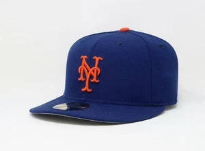 New Era 59Fifty Men Boys Hat New York Mets Home 2007 Collectible Blue Wool Cap - Picture 1 of 5