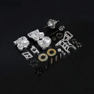 Kit completo cambio asse posteriore in metallo per 1/5 HPI ROFUN RV KM BAJA 5B 5T 5SC - Foto 1 di 8