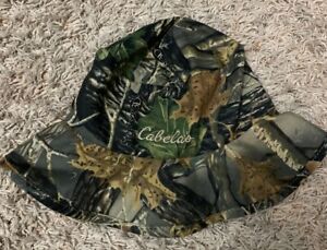 Cabela’s Seclusion 3D Infant/toddler Camouflage Sun Shade/Bucket Hat, Wide Brim