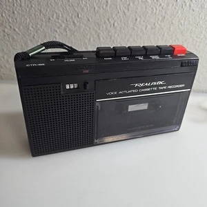 Realistic Voice Actuated Cassette Tape Recorder CTR-85; Model 14-1056 Works  - Bild 1 von 4