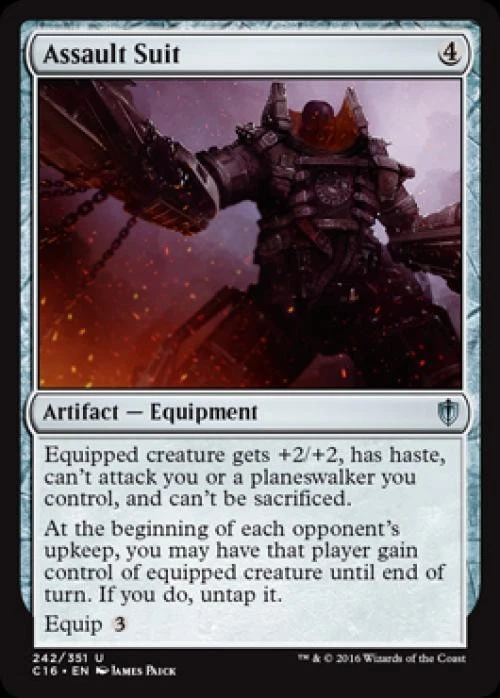 Assault Suit - Light Play MTG Commander 2016 Edition - Image 1 of 1