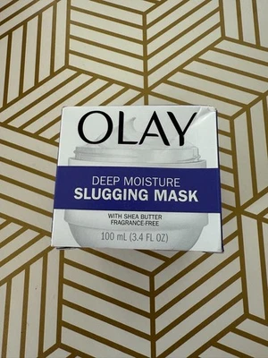 Mascarilla Slugging Olay Deep Moisture con manteca de karité, sin fragancia, 3,4 oz Foto 1 de 4