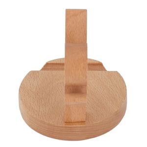 2 Set Mobile Phone Holder Beech Wood Smartphone Stand For Office Kitchen Hot. - Photo 1 sur 12