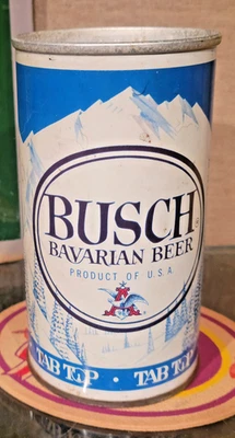 1966 BUSCH EARLY TAB TOP STEEL BEER CAN 5 CITY LOS ANGELES CALIFORNIA - Image 1 of 4