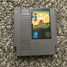 Cartucho de b&eacute;isbol (Nintendo NES, 1985) solo aut&eacute;ntico 5 tornillos