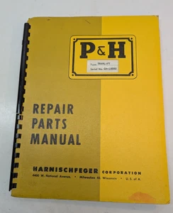 P&H Repair Parts Manual Harnischfeger Corp Travlift CH-18592 Spiral Bound - Picture 1 of 6