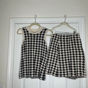 Set top e gonna senza maniche con pied de poule LOFT outlet xxsmall/xsmall - Foto 1 di 9