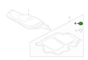 BMW Splash Shield Washer (x4) - 17-11-7-510-906 - For BMW 745i & 745Li - Picture 1 of 4