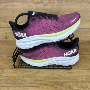 Hoka Zapatos Para Mujer Talla UK 8.5 Clifton Entrenadores para Correr Correr Caminar Rosa - Imagen 1 de 10